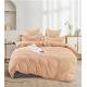 Washable 100% Cotton Yarn Dyed Regular Weight Bedding Set Simple Soft