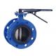 Class 150 - 600 Marine Valve Double Eccentric Butterfly Valve Stainless Steel Disc Materials