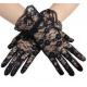 Romantic Ladies Fashion Gloves White Fishnet Sunscreen Sleeve Womens Lace Gloves