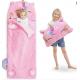 Winter Gift Plush  Kids Unicorn Sleeping Bag For Ages 3 4 5 6 7 8 Child Teen