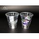 Milkshakes U Disposable Plastic Drinking Cups High Clarity UV Printing