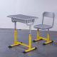 Adjustable Metal Middle School Student Table And Chair With Iron / Aluminum Frame