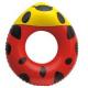 Vivid inflatable beetle swimming ring, funny insect shape