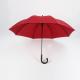 Windproof Red Pongee Fabric Umbrella , Strong Umbrella Wind Resistant Durable