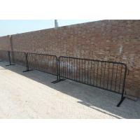 H1.5m Metal Crowd Control Barriers Powder Coated Steel Pedestrian Barriers