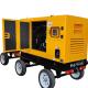 30KW Kangmingsi Generator Set with ISO9001 Sound Attenuated Enclosure Water Cooling System Mobile Trailer and Auto Start
