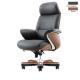 Adjustable Lifting Function Lift Chair Italian Light Luxury Leather Boss Office Chair
