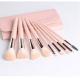 Private Label Wool Makeup Brushes Comfortable Touch Feeling 15*23*3cm