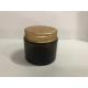 Round Glass Cream Jar Cosmetic Packaging Lotion Cream Containers With Aluminium Lid