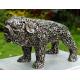 White Metal Abstract Sculptures Animal Abstract Ornaments