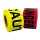 Factory Customized Barrier Tape PE Red Yellow Rolls Danger Caution Warning Tape