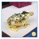 Custom Fashion Animal Shape Rhinestone Frog Trinket Box For Gift AB108A