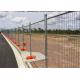 Australia Type Temporary Construction Fence Panel Hot Galvanized 2.1x2.4m