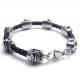 High Quality Tagor Stainless Steel Jewelry Fashion Men's Casting Bracelet PXB037