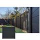 Backyard 3D Wood Grain Composite Fence Boards Innocuous Anti UV