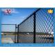 Multi Function Diamond Wire Netting , Chain Link Mesh Fence Twist / Knuckle
