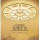 Modern Flower Graphic Design LED Lighting Ceiling Lamp Lights 138w 840*840*150MM