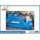 Blue Color Corrugated Sheet Roller Customized Profile Long Service Time
