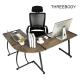 L Shaped Modern Home Office Desk , Simple Small Desktop Computer Desk
