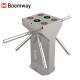 RFID Access Tripod Turnstile Gate Semi Automatic With Face Recognition QR Code