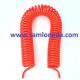 Polyurethane spiral hose with SGS standards, OD10mm, with NPT fitting