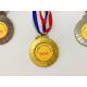 Ribbon 3D Design Service Zinc Alloy Engraved Sports Medals