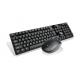Black / White Bluetooth Keyboard And Mouse USB Interface With ABS Material