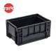 Reusable Plastic Crates For Auto Parts 300x200x147mm External Size Stackable