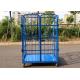 Lockable Mobile Storage Roll Cage Pallets Trolley Full Security
