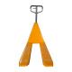 Double Piston 1000kg Hydraulic Scissor Lift Manual Steel Fork Length 45.28in Lifting Height 31.50in
