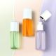 Colorful Transparent PET Dropper Bottles 20ml 50ml Round Oil Serum Bottle