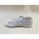 Flat Womens Satin Sneakers OEM Lace Up Running Shoes And Color Bars