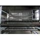 8 Tiers Commercial Poultry Equipment Wire Poultry Cages Simple Structure
