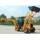 360° Rotating Damping Seat Tractor Backhoe Loader for Municipal Projects / Raod Maintenance