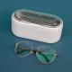 White Glasses Household Ultrasonic Cleaner 40kHz ABS Housing With Digital Timer