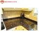 Tan & Brown Granite Stone Tiles 17mm-200mm Thickness For Kitchen Countertop