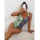 Green Upf50++ Ladies One Piece Swimsuit Comfortable Medium Thickness