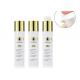 Gold Plastic Cosmetic Airless Bottle 36mm Diameter Hot Stamping