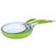 Healthy Ceramic 3 PCS Nonstick Fry Pan Skillet Cookware Set For Induction
