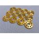 Gr5 Hollow Titanium Gasket Washer Exhaust Washer Gold Color M6 O Ring