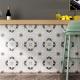 Wear-Resistant Gray Floor And Wall Floret Ceramic Rustic Tile 200x200mm And No Fade Tiles For Balcony