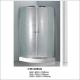 Luxury Hotel Sliding Door Shower Cubicles With Stainless Steel Accessories