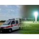 4m 15ft Portable Inflatable Light Tower Working On Generator