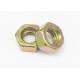 Heavy Yellow Zinc Plated Hexagonal Nut For Automobile Industry