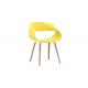 Dinning Room 15kgs 54cm Coloured Plastic Dining Chairs