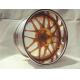 BC09/3 piece wheels for Nissan/deep dish wheels/polish outer lip/Gold wheels