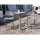 Unique Metal Wrought Iron Cast Iron Garden Table And 2 Chairs Eco - Friendly
