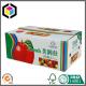 Colorful Printed Corrugated Packaging Box for Fruit; Fresh Apple Box