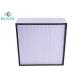 Mini Pleat HEPA Dust Collection Filter For High Grade Purification Equipment