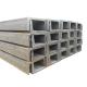 Hot Dipped Carbon U Steel Purlin Structures Slotted U Channel Steel Section